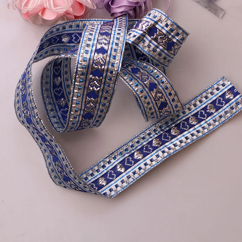 4CM 5YARD 4 см-5 см 5 ярдов аксессуары для поделок лента с проволочным краем, Жесткая сетка, лента, Золотая лента, декоративная подарочная коробка с деревом, упаковка с бантом - Цвет: 4CM 5YARD