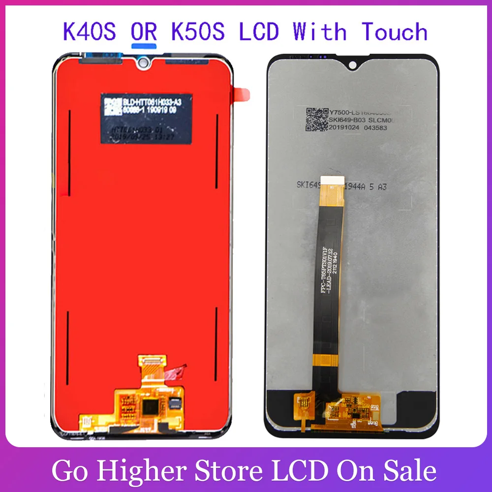 ЖК дисплей 6 1 дюйма для LG K40S сенсорный экран дигитайзер стеклянная панель в сборе