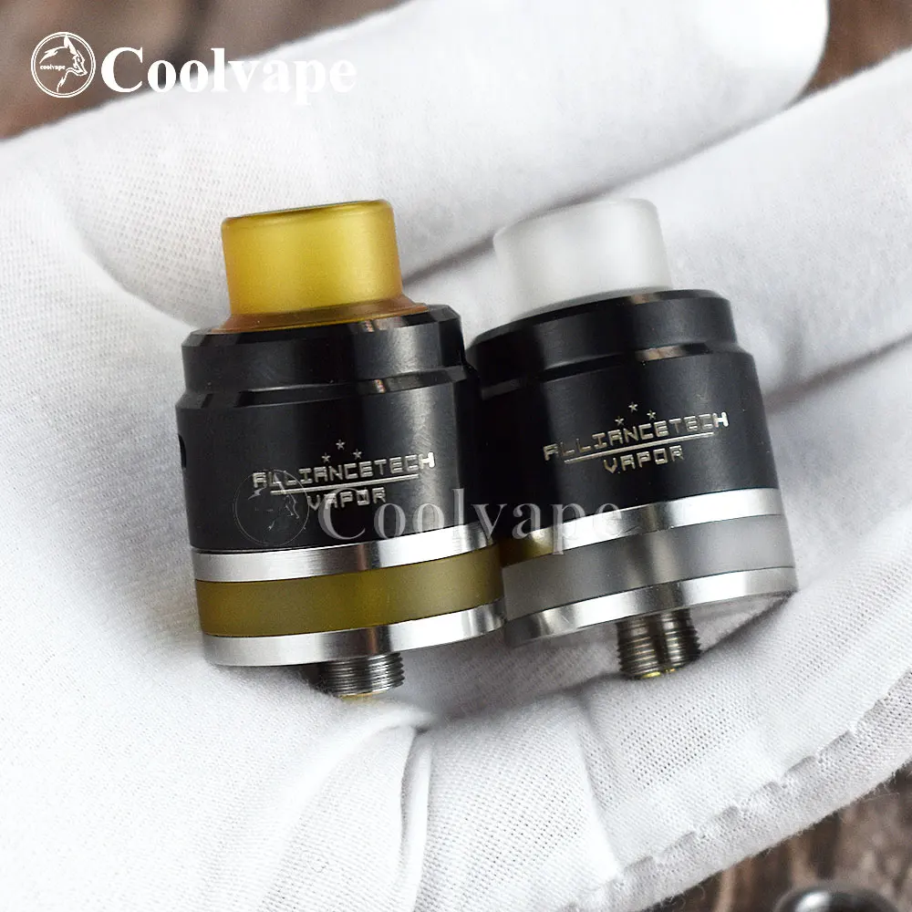 

WOLF COOLVAPE Flave RDTA 24mm Single coil deck airflow Adjustable 2ml Stainless steel+PC/PEI rta for 510 E-Cigarette Mech Mods