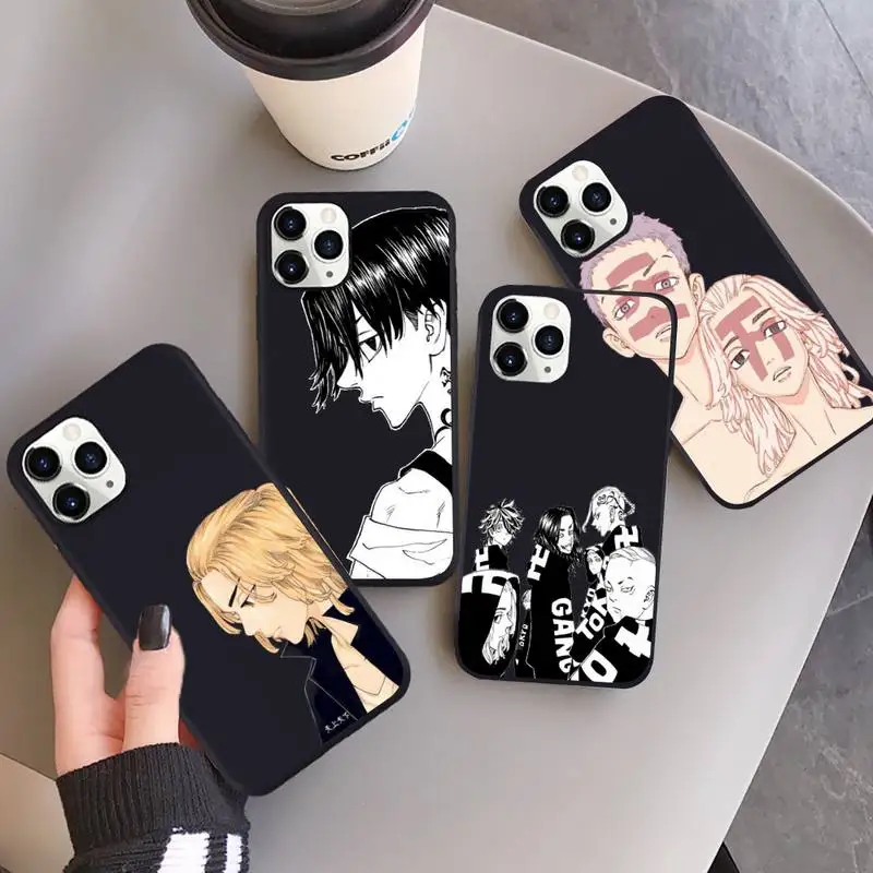 

Anime Tokyo Revengers Phone Case for iPhone 13 12 11 mini pro XS MAX 8 7 6 6S Plus X SE 2020 XR