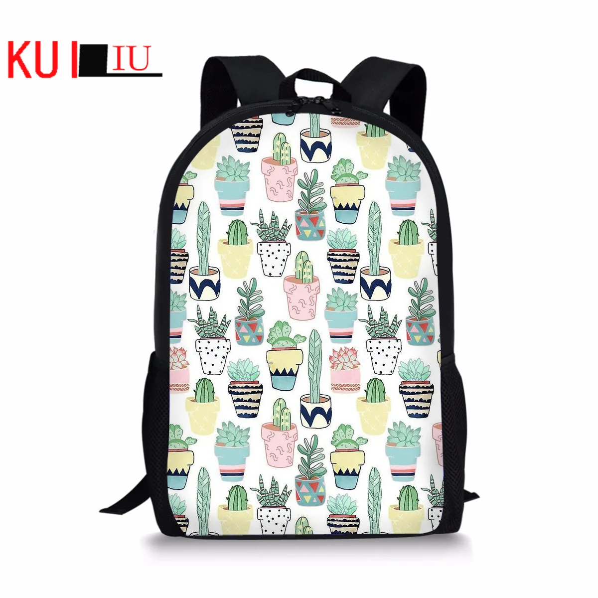 

3D Printing School Backpacks Teens Boys Girls Vase School Kindergarten Bookbag Flowers Personality Photo Customized Kids Gift