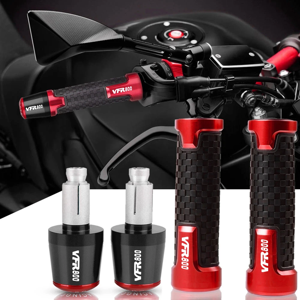 

Мотоциклетные ручки 22 мм, ручка, руль, руль, рукоятка, заглушка, Концевая вилка для HONDA VFR800 FIWI/VTEC/F VFR 800 1998-2017 2018 2019 2020 2021