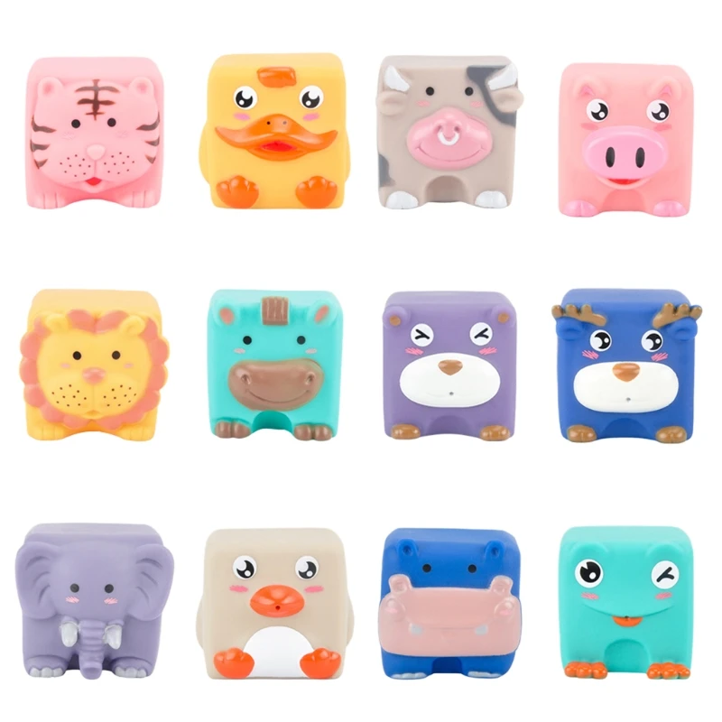 

Shower Toys for Kids Gifts Swimming Pool/Bathtub Accompany Supplies Rotatable Baby Bath Set Toys Stacked Colorful Blocks