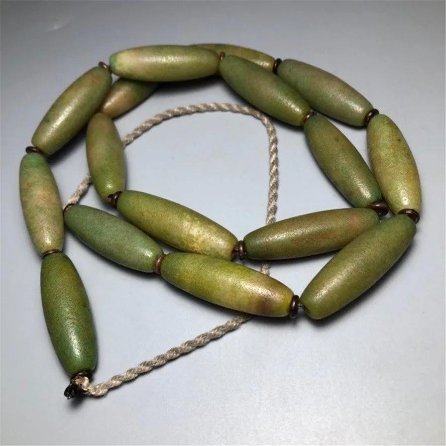 

Family heritage old objects Agate necklace pure color delicate orange peel patina mellow evil spirit amulet collier w2010