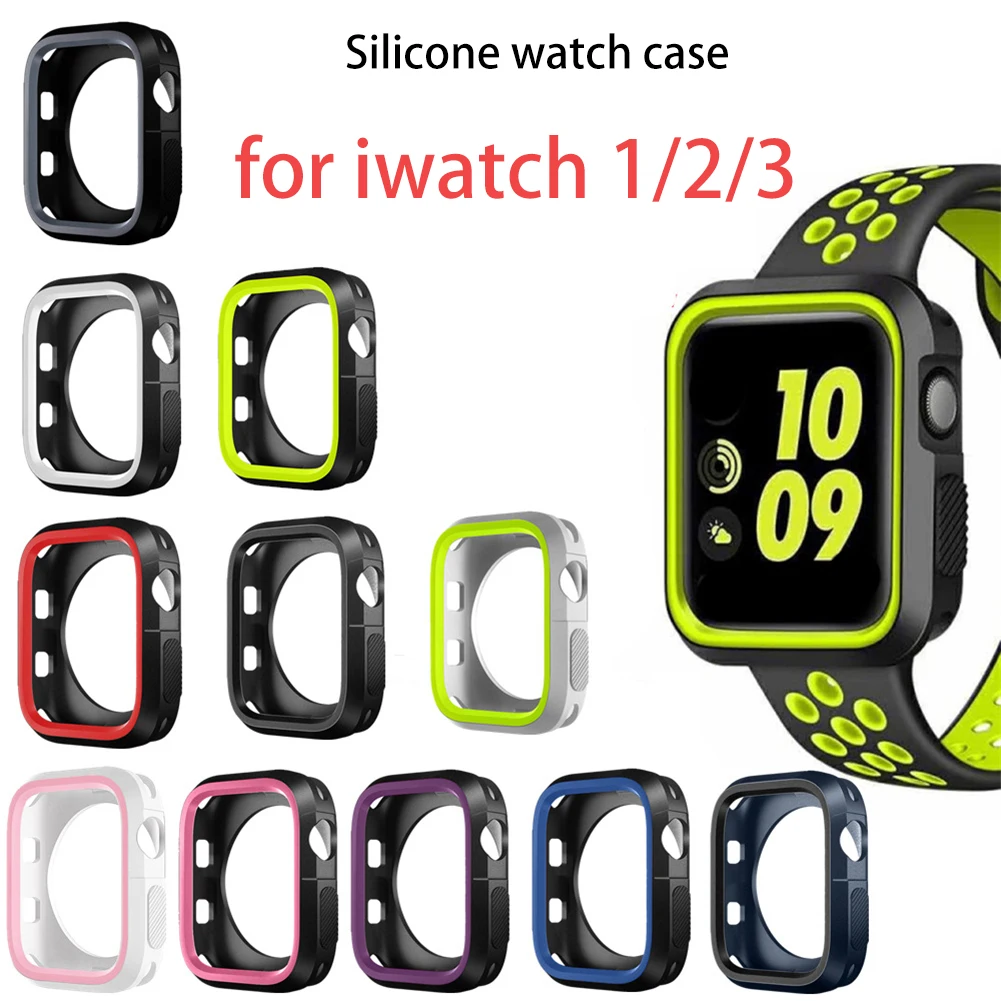 Чехол для Apple Watch 44 мм/40 мм 42 мм/38 защитная пленка iwatch чехол watch серии 5 4 3 2