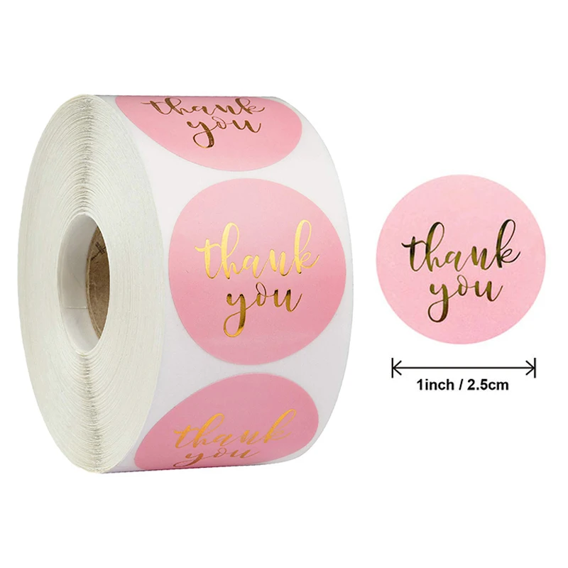 500 шт./рулон наклейки для свадебных подарков|Украшения своими руками вечеринки| |