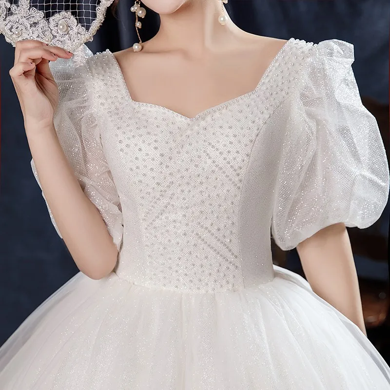 Gryffon буфами на рукавах свадебных торжеств и вечеринок Милое детское платье