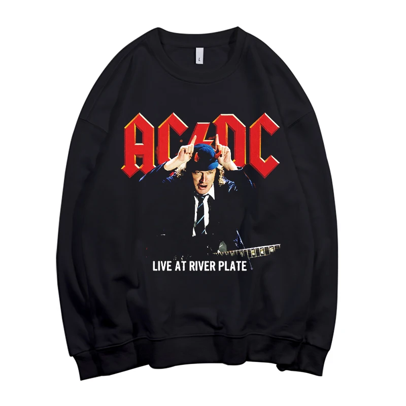 8 дизайнов Pollover Толстовка ACDC AC/DC Австралийский жесткий рок толстовки Панк sudadera уличная флисовая оболочка куртка верхняя одежда