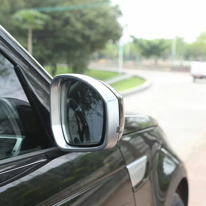

1set=2pcs Car Styling Chrome Rearview Mirror Frame Cover Trim for Land Rover Discovery 5
