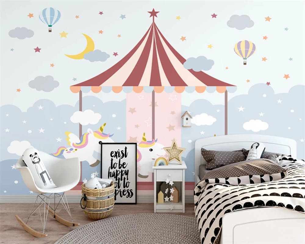 Beibehang пользовательский скандинавский Фэнтезийный современный карусель для