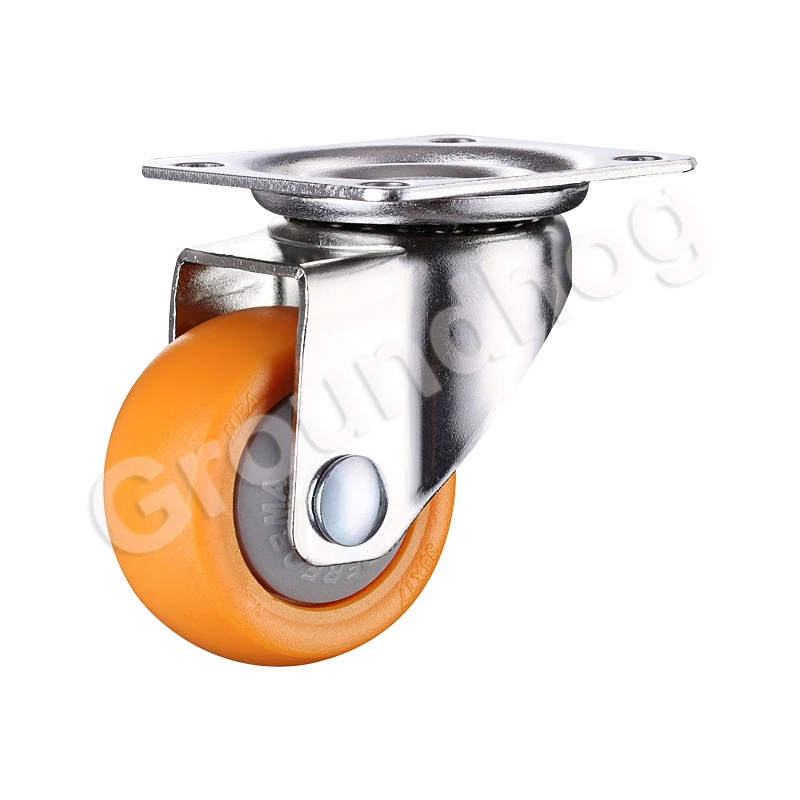 4 шт./компл. шарнирный ролик для мебели 1 5 дюйма сверхпрочный 120 кг оранжевые