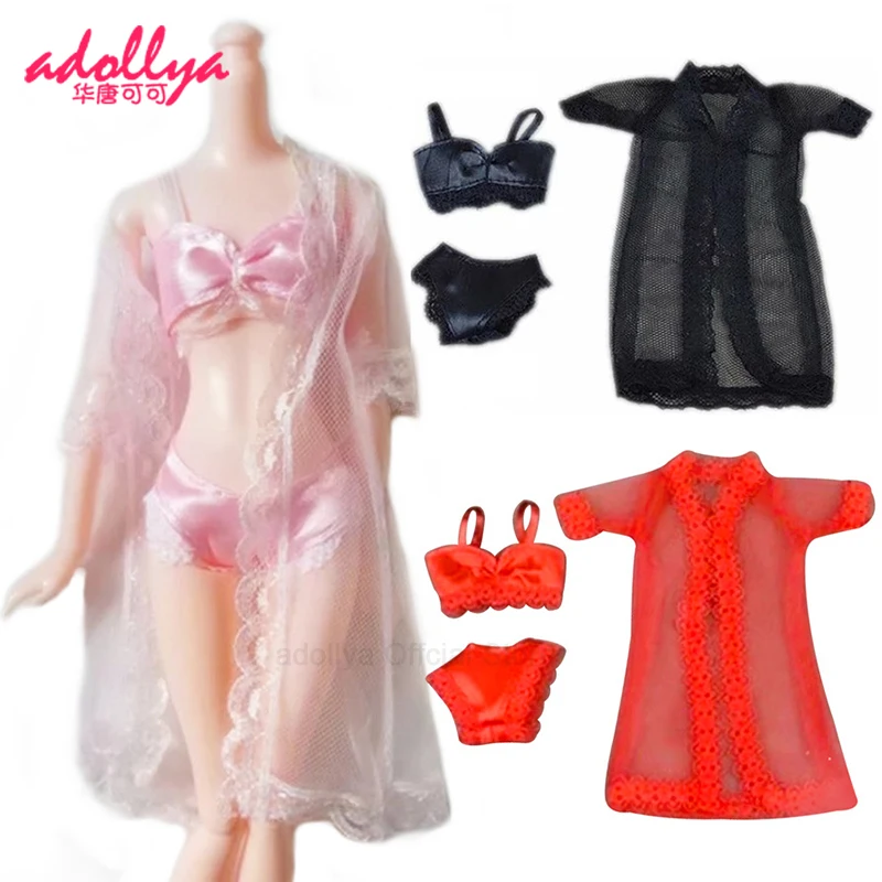 

Аксессуары для кукол Adollya BJD, костюм куклы, полупрозрачная Пижама, сексуальное нижнее белье, нижнее белье, подходит для кукол 1/6