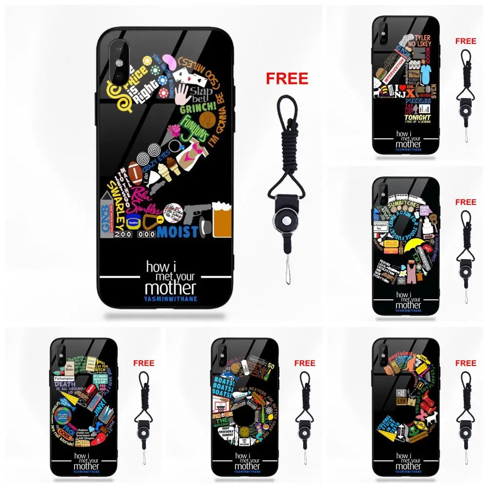 Как я познакомиться с вашей матери сезон Мягкий ТПУ оправа Закаленное стекло