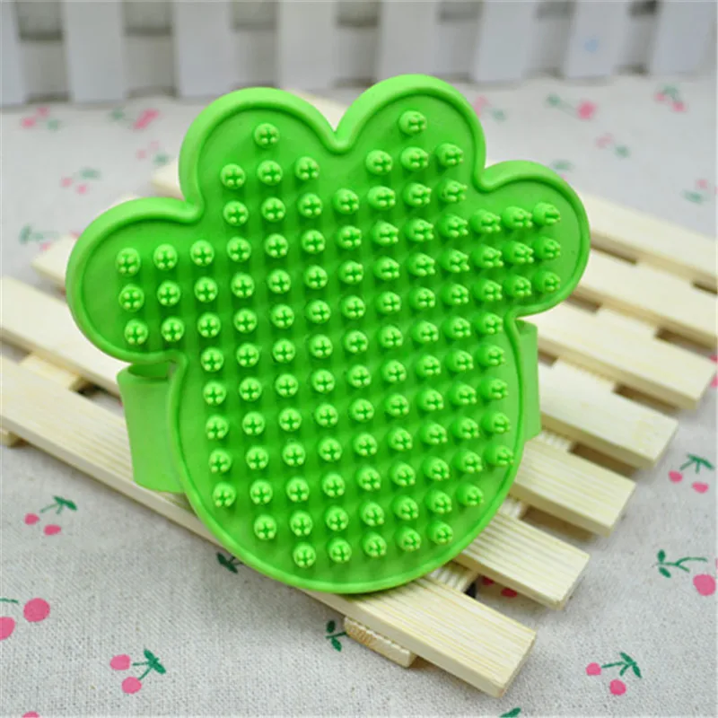 

Pet Dog Cat Bath Brush Comb Rubber Glove Hair Fur Grooming Massage Pet Supply