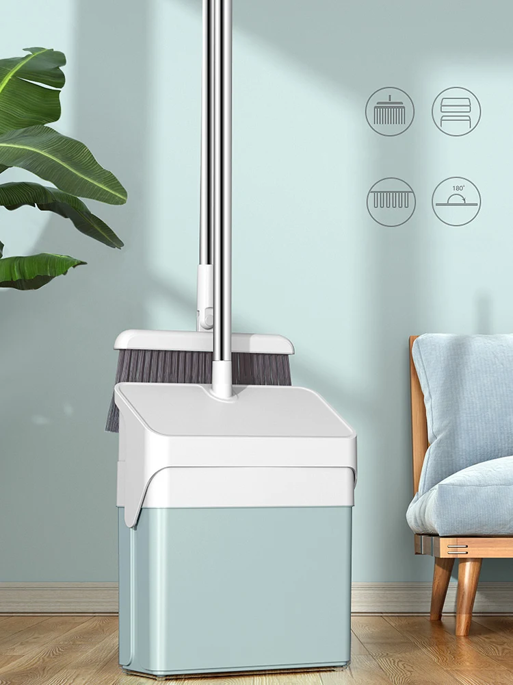 Метла и пылесборник JOYBOS набор для уборки дома ветрозащитная герметичная щетка