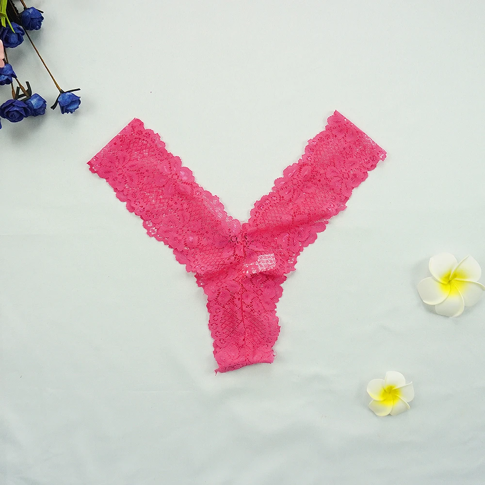 Для женщин кружевные стринги супер сексуальные выдалбливают Нижнее белье