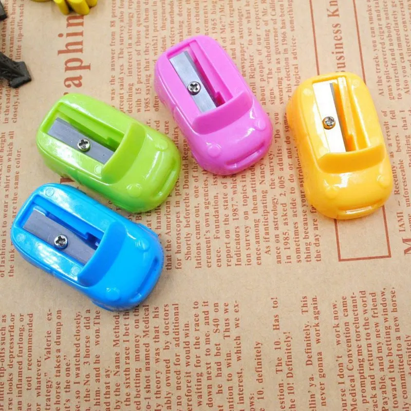 

Drawing Toys Pencil Sharpener Kindergarten Primary School Prizes Learning & Education Toy 1pc Random Colors New