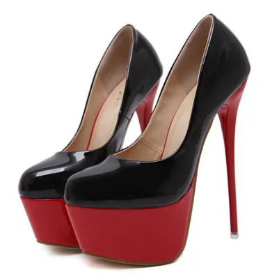 

PUMPS 2020 Women's shoes new waterproof platform 16CM ultra high heel nightclub shoes 34-40 yards spot