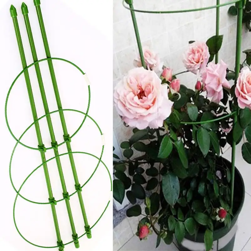 

Vine Climbing Rack Tomatoes Plants Support Pot Flower Decorative Eggplants Vegetables Diy Peppers Gardening Tools 60cm Vines