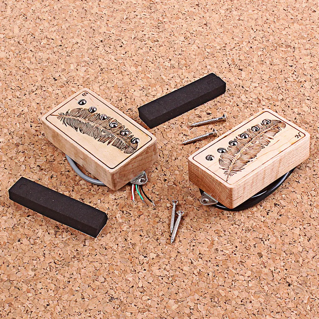 

2pcs Guitar Sealed Humbucker Pickups Pick-ups Dual Coil for Electric Guitars with Mounting Screws