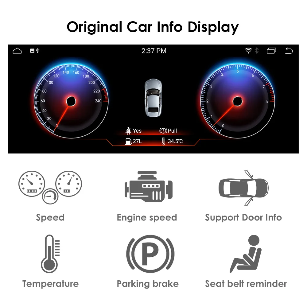 Автомобильный мультимедийный плеер с GPS Android 9 0 IPS PX6 4 Гб ОЗУ 64 ПЗУ для BMW 5 серии E60 E61