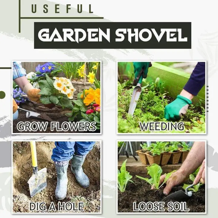 Многофункциональная портативная мини лопатка из нержавеющей стали садовая