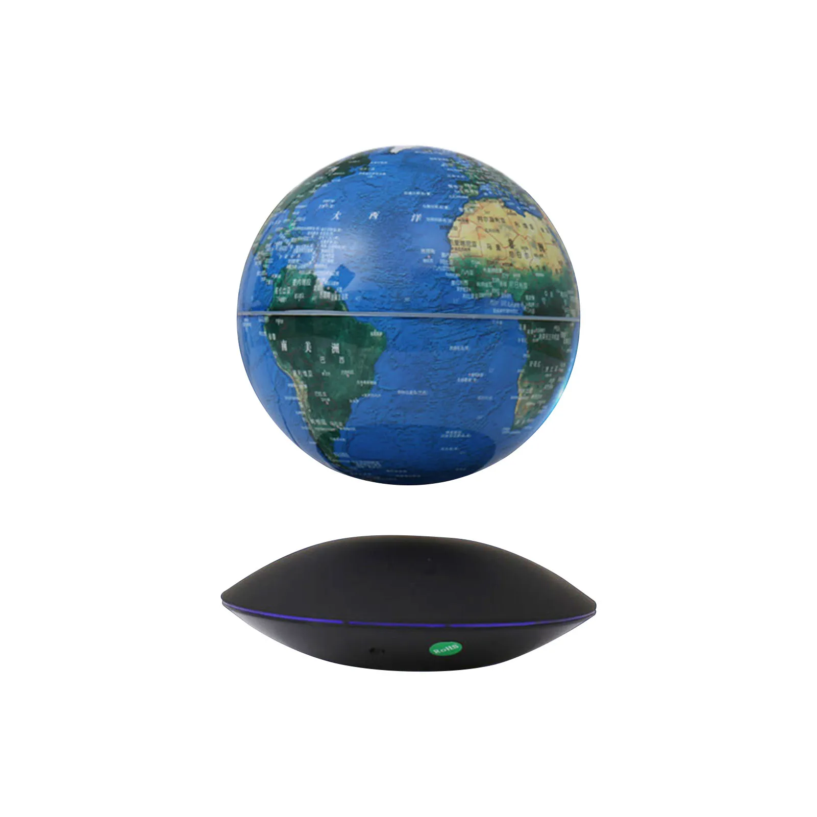 

6 Inch Magnetic Levitation Floating Globe World Map For Home Decoration