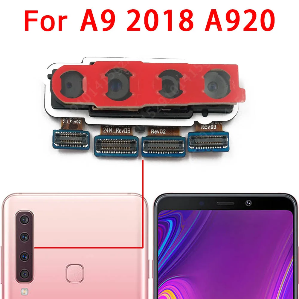 Оригинальная задняя камера для Samsung Galaxy A9 2018 A920 Основная Модуль Мобильный телефон