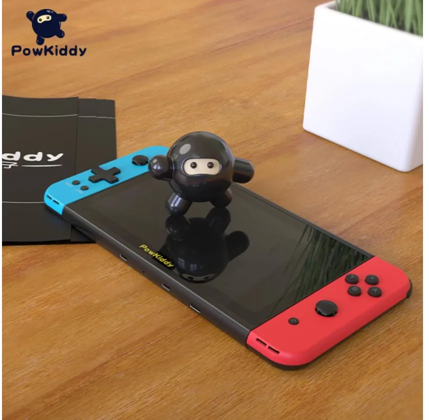 Игровая консоль POWKIDDY X2 7 дюймов IPS экран для PS1 ГБ FC 2500 3D Ретро-игр поддержка