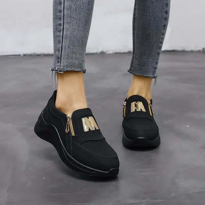 

Sports Woman Casual Sneakers Black Women's Sport Shoes On the Platform Running Tennis Women's Sports Shoes Footwear Baskets 7N