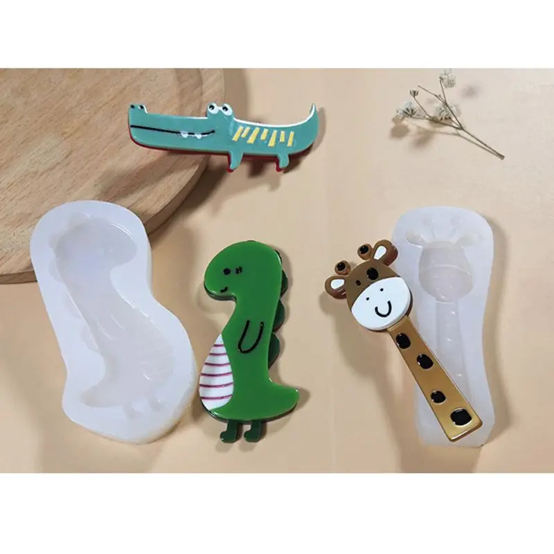 Шпилька с животными полимерная форма для разделывания свиньи утки динозавр