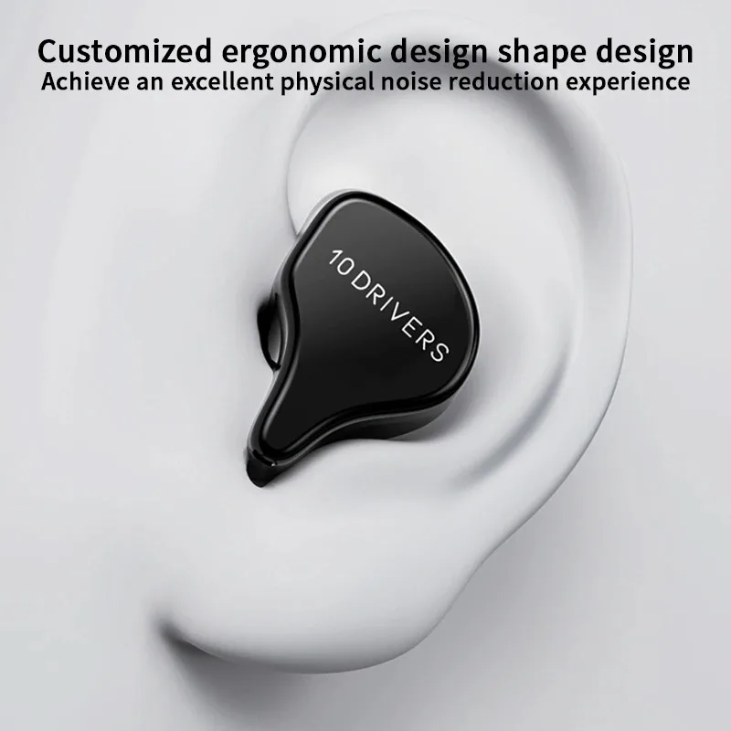 KZ VX10 TWS Earphone Headphone Bluetooth 5.2 Wireless HiFi Gamer Earbuds Touch Noise Cancelling Sport Headset Mic In-Ear Stereo enlarge