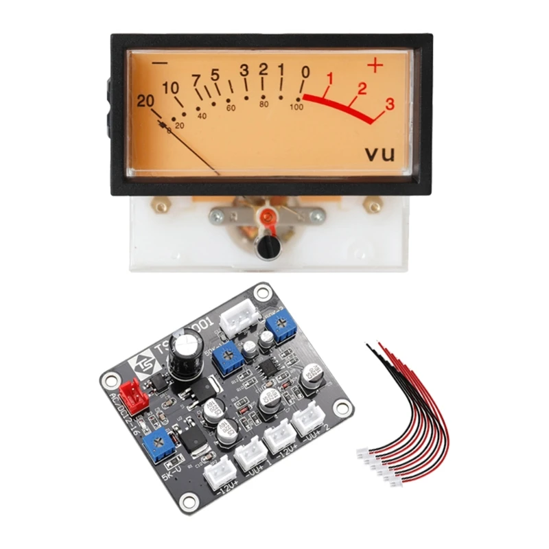

S19Z New Hot Vu Meter Stereo Amplifier Board Adjustable Backlight with Driver DB Sound Level Indicator