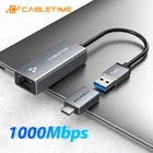Ethernet-адаптер CABLETIME, USB 1000, 3,0, RJ45, 2,0 Мбитс, для ноутбука, Nintendo Switch, Macbook Air, USB LAN C358