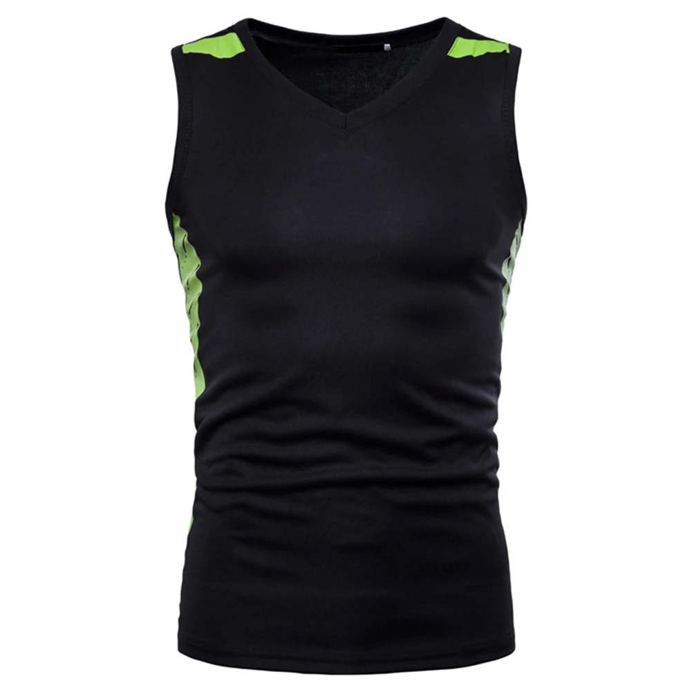 Мужская дышащая футболка без рукавов для отдыха на весну и лето Спортивная