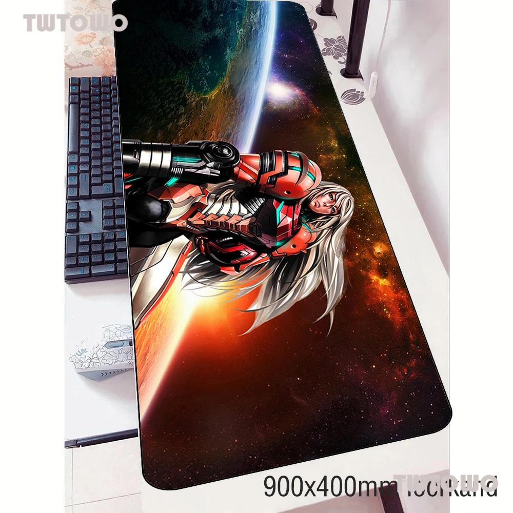 

Metroid Padmouse 900x400x2mm Gaming Mousepad Game Gorgeous Mouse Pad Gamer Computer Desk Aestheticism Mat Notbook Mousemat Pc