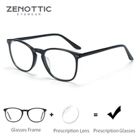 zenottic acetate prescription progressive glasses men optical myopia hyperopia eyewear anti blue light photochromic eyeglasses