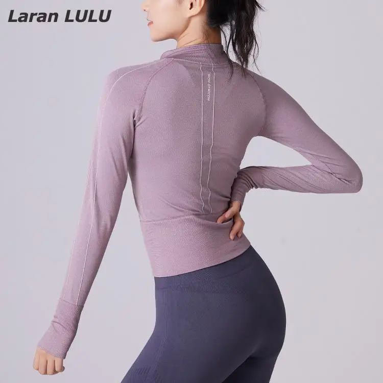 

Спортивное пальто для женщин, спортивные рубашки, облегающие кроп-топы с длинными рукавами для фитнеса и бега с дырками для большого пальца,...