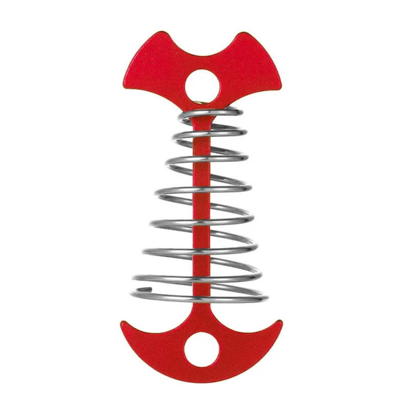 Tent Rope Tensioners Adjustable Fishbone Deck Anchor Pegs Windproof Octopus Nail + Carabiner for Traveling Hiking | Спорт и