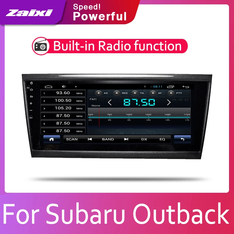 Автомобильная система Android ZaiXi 1080P IPS ЖК экран для Subaru Outback 2017 ~ 2019 автомагнитола с GPS