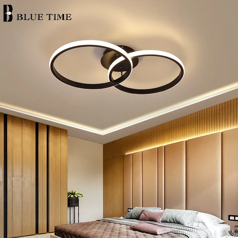 $18.22 Modern Led Ceiling Lamp For Bedroom Living room Dining room Kitchen Corridor Light Indoor Ceiling Light Black&White Aisle Lamp