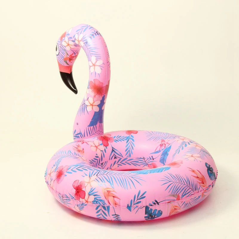 Надувное плавательное кольцо с фламинго для взрослых плавательный круг бассейна