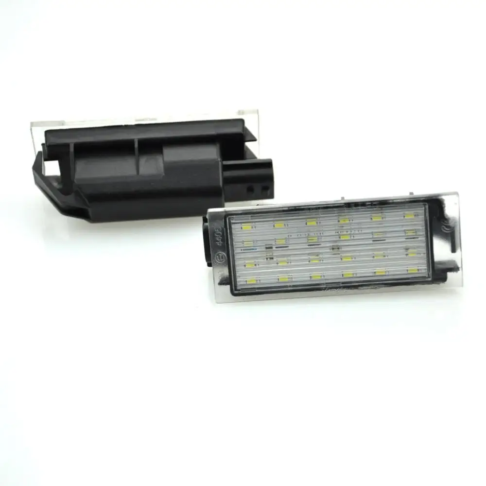 Для Renault Clio Megane Laguna Vel Satis Master Flence Opel Movano Fortwo Smart 453 белый светодиод номерной