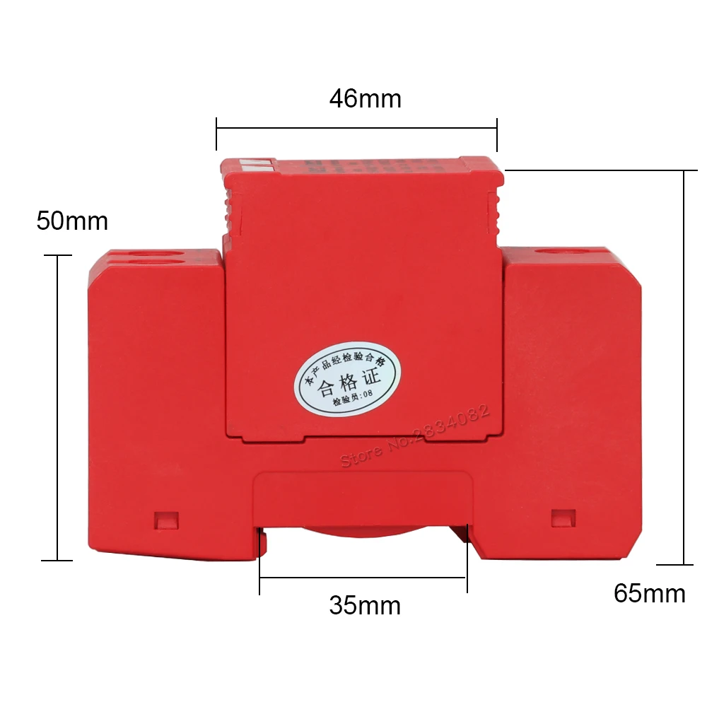 Фото 385V 30KA~60KA 2 P pole SPD House Surge Protector Protective Low-voltage Arrester Device HYS4-60 Lightning Protection Обустройство 385V 30KA~60KA 2 P pole SPD House Surge Protector Protective Low-voltage Arrester Device HYS4-60 Lightning Protection Обустройство