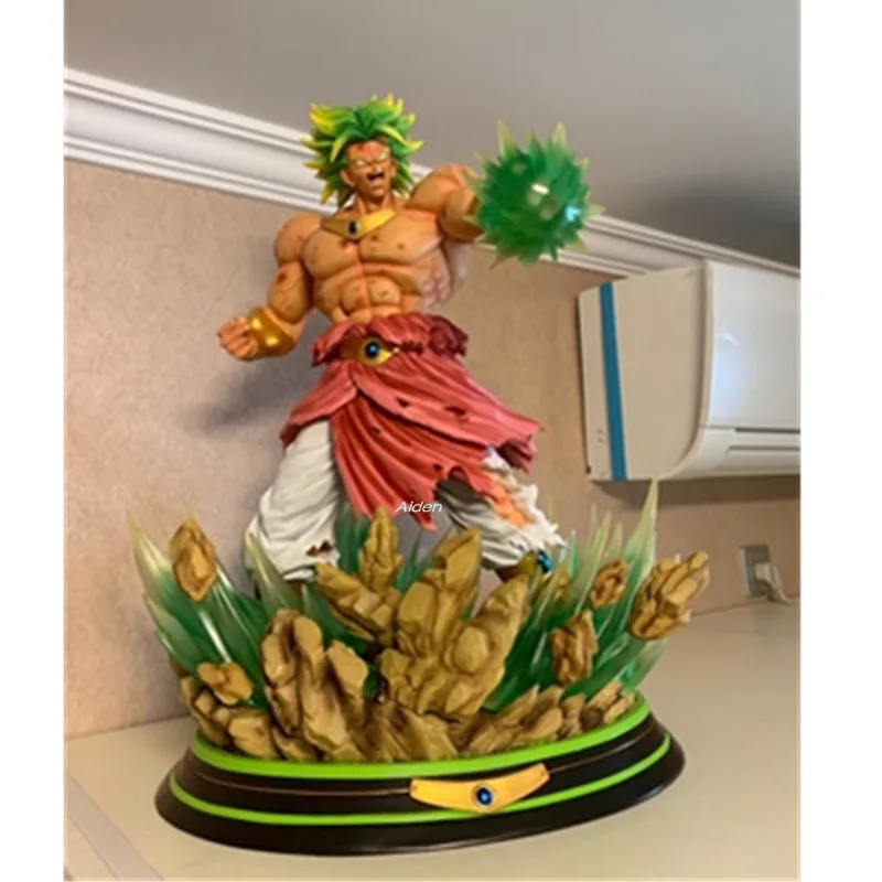 1" Dragon Ball Z статуя Супер Saiyan бюст Broli 1/6 полноразмерный Портрет с светодиодный свет GK экшн-модель игрушечная коробка 38 см Z2789
