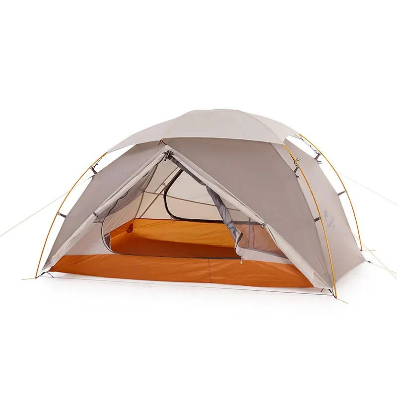 Verkaufen Naturehike Outdoor Camping Ultraleicht Zelt Nebula 20D Nylon Doppel Schichten X Struktur Schnee-proof Top 1-2 Person Zelte NH19zp011