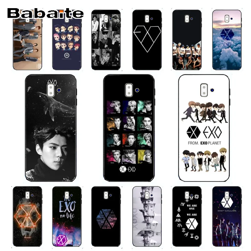 Чехол для samsung Galaxy j6 plus A6 A8 A9 A10 A30 A50 силиконовый чехол мобильного телефона Park Chanyeol