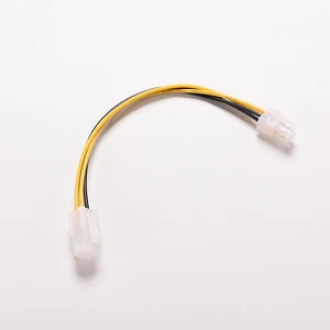 1pcs 15cm 8  inch ATX 4 Pin Male to 4Pin Female PC CPU Power Supply Extension Cable Cord Connector Adapter
