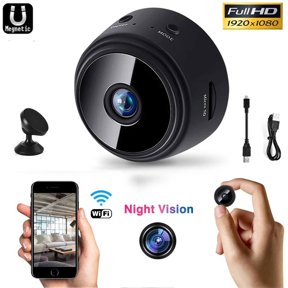 

A9 Mini Camera 1080P HD IP Camera Smart Home Security Night Virsion Magnetic Wireless Mini Camcorder Surveillance Wifi Camera