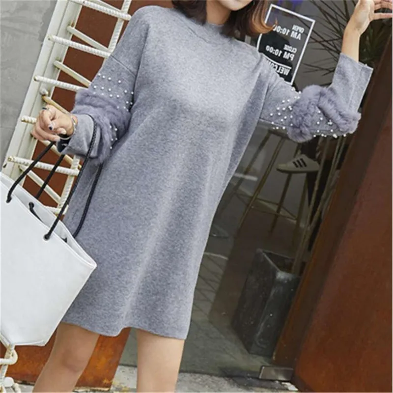 

2020 Female Knitted O-neck New Fashion Pullovers Long Sleeve Autumn And Winter Sweater